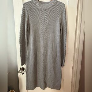 Esprit Long Sleeve Gray Dress